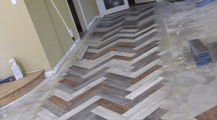 what is vinyl flooring made of