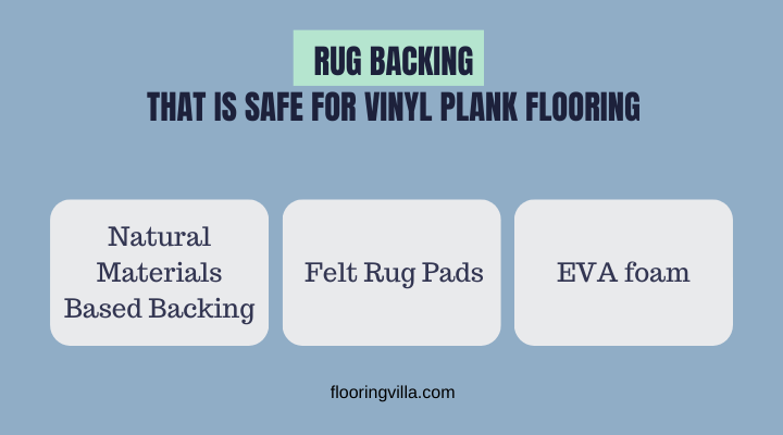 Rug Backing That is Safe for Vinyl Plank Flooring