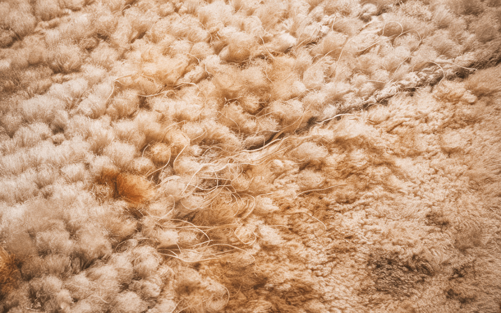 how to fix matted carpet