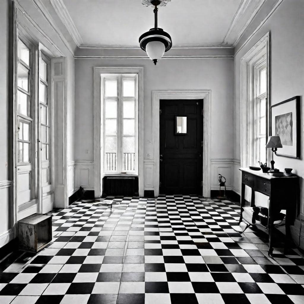 Black White Checkered Floor 2 min