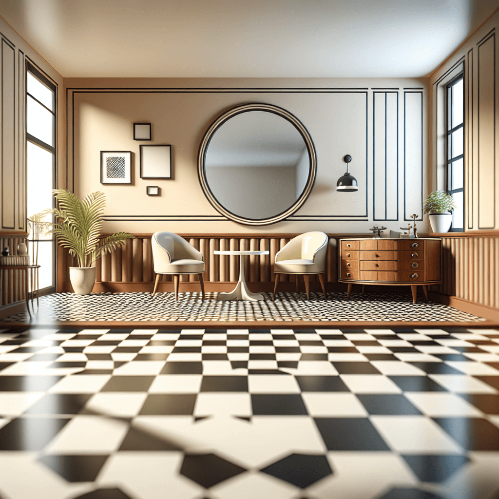 Retro Checkered Floor