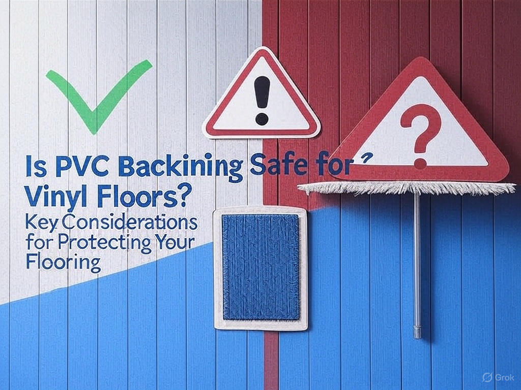 PVC backing for vinyl plank flooring